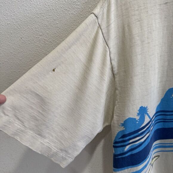 Vtg Crazy Shirts Hawaii Shirt Mens Large Bankoh Molokai 1988 Single Stitch USA - Picture 10 of 16